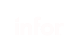 Infor logotip bel